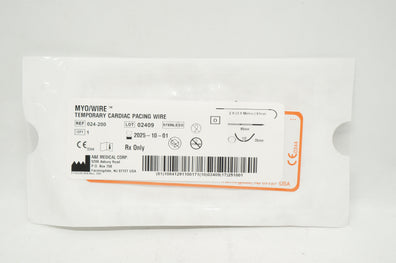 A&E Medical 024-200 2-0 Myo/Wire Temporary Cardiac Pacing Wire 61cm 1/2 26mm